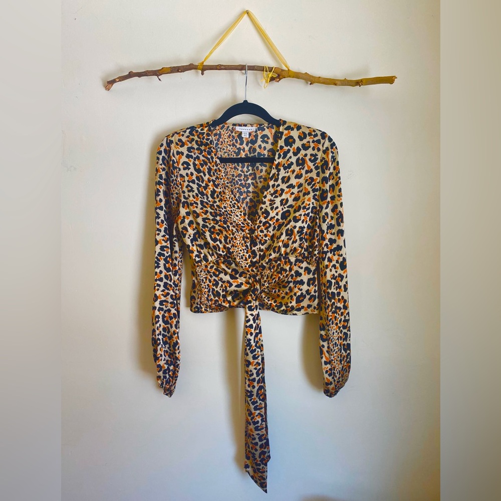 Women’s Topshop Leopard Print Blouse